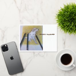 ハッピーバースデー!ハッピーカラーリング！ 箔グリーティングカード