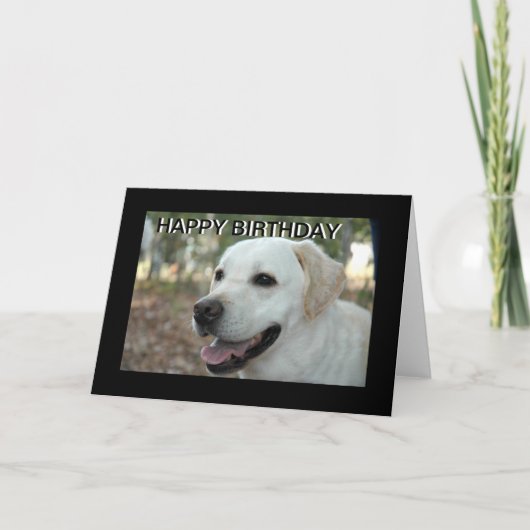 ハッピーバースデー、ハッピーバースデー カード (正面)