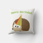 ハッピーバースデー!ハリネズミ クッション (裏面)