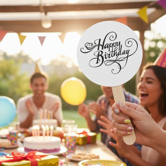 ハッピーバースデー ハンドファン