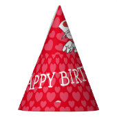 ハッピーバースデー「ハートフェアリー」カスタマイズ©  パーティーハット (左)