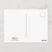 ハッピーバースデー ハummingbird(ハミングバード)  [お名前] ポストカード (裏面)