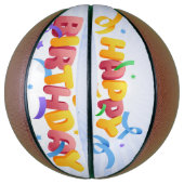 ハッピーバースデー バスケットボール (縦)