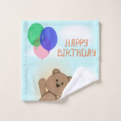 ハッピーバースデー バスタオルセット (ウォッシュタオル)