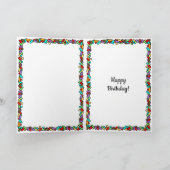 ハッピーバースデー |バナナスプリット カード (内部)