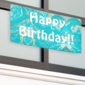 ハッピーバースデー!!バナー 横断幕 (ビルの外側)