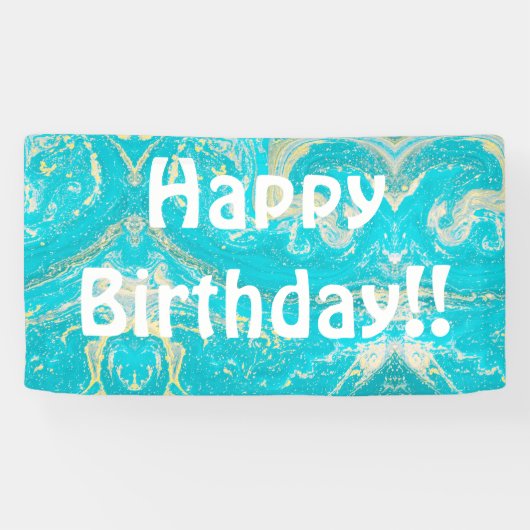 ハッピーバースデー!!バナー 横断幕 (横)