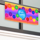 ハッピーバースデー!!バナー 横断幕 (ビルの外側)