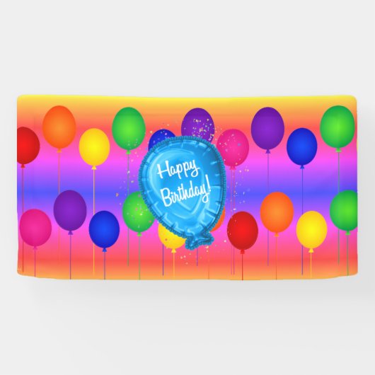 ハッピーバースデー!!バナー 横断幕 (横)