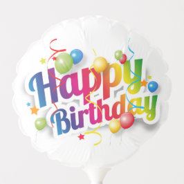 ハッピーバースデー バルーン