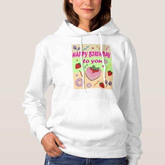 ハッピーバースデー パーカ (正面)