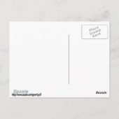 ハッピーバースデー:パーティー動物 ポストカード (裏面)