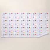 ハッピーバースデー ビーチタオル (正面)