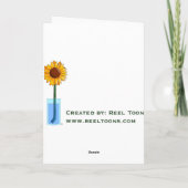 ハッピーバースデー: ピンクのプリンセス カード (裏面)