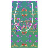 「ハッピーバースデー!」 ファベルジ様の スモールペーパーバッグ (正面)