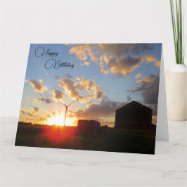 ハッピーバースデー – ファームシーン – 誕生日カード カード