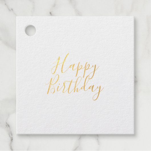 ハッピーバースデー フェイバータグ (正面)