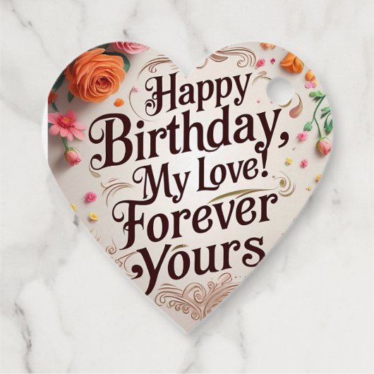 ハッピーバースデー フェイバータグ (裏面)