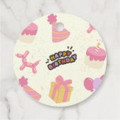 ハッピーバースデー フェイバータグ (裏面)