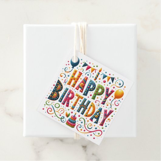 ハッピーバースデー フェイバータグ (インサイチュ)