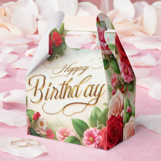 ハッピーバースデー フェイバーボックス