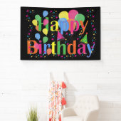 ハッピーバースデー、フェスティバル誕生祝い 横断幕 (インサイチュ)