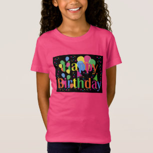 ハッピーバースデー、フェスティバル誕生祝い Tシャツ
