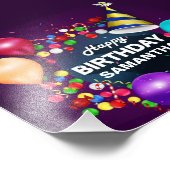 ハッピーバースデー フォトプリント (角)