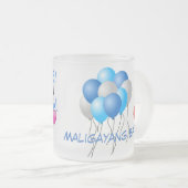 ハッピーバースデー フロストグラスマグカップ (正面右)