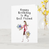 ハッピーバースデー***フ最高のレンド***カード カード (黄色い花)