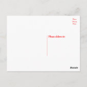 ハッピーバースデー ブラックラブラドールレトリバー 子犬 ポストカード (裏面)