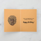 ハッピーバースデー!ブラック・ウィメンズ，オレンジ カード (内部)