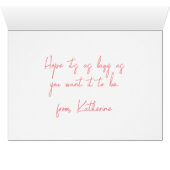 ハッピーバースデー |ブリティッシュ・ショートヘア (内部横(下))