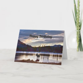 ハッピーバースデー，ブルムース，スプラグ湖，コロラド カード