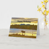 ハッピーバースデー,ブルムース,スプラグ湖,コロラド カード (黄色い花)