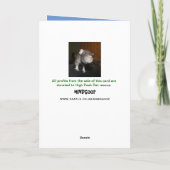 ハッピーバースデー!ブルーラットカード カード (裏面)