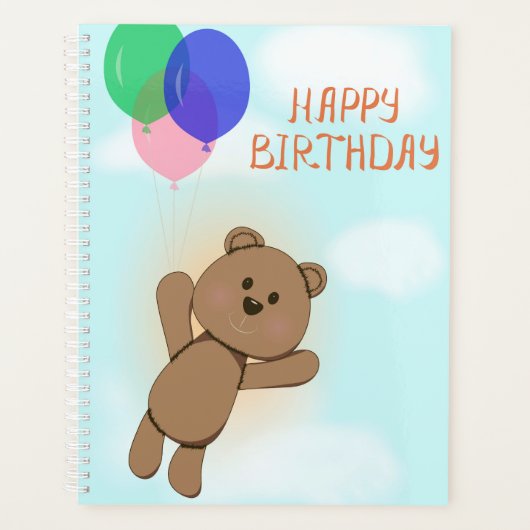 ハッピーバースデー プランナー手帳 (正面)