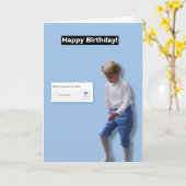 ハッピーバースデー – プリンスジョージ カード (黄色い花)