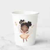 ハッピーバースデー!プリンセスバレリーナw/ボウ誕生日 紙コップ (裏面)