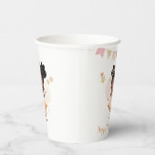 ハッピーバースデー!プリンセスバレリーナw/ボウ誕生日 紙コップ (右)