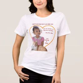 ハッピーバースデー ベストキャットマム 猫娘の名前 写真 トライブレンドTシャツ