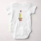 ハッピーバースデー ベビーボディスーツ (裏面)