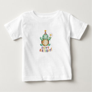 ハッピーバースデー ベビーTシャツ