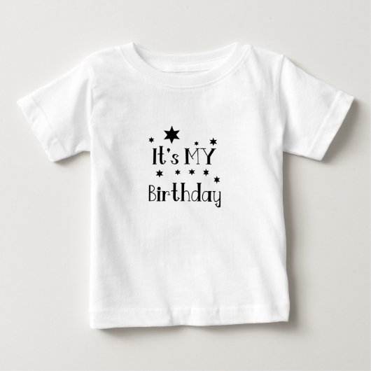 ハッピーバースデー ベビーTシャツ (正面)