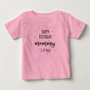ハッピーバースデー ベビーTシャツ