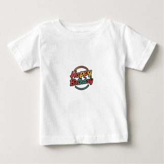 ハッピーバースデー ベビーTシャツ