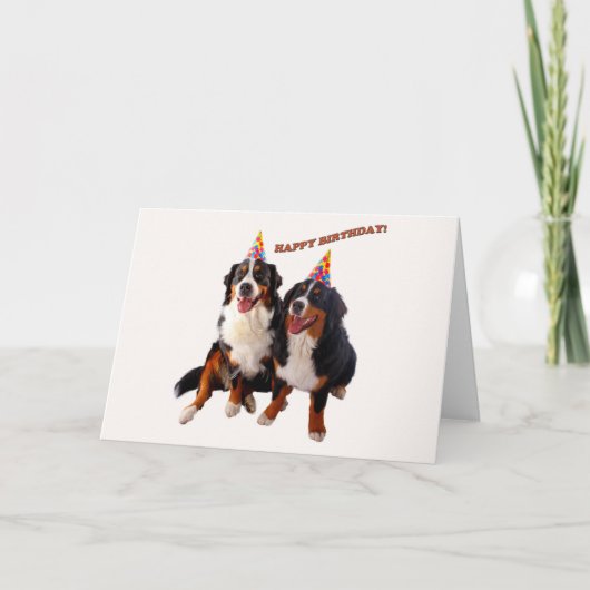 ハッピーバースデー(ベルネカード付) カード (正面)