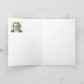 ハッピーバースデー、ベートーベン カード (内部)