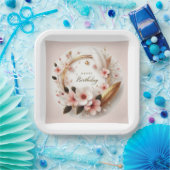 ハッピーバースデー ペーパープレート (パーティー)