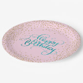 ハッピーバースデー ペーパープレート (アングル)